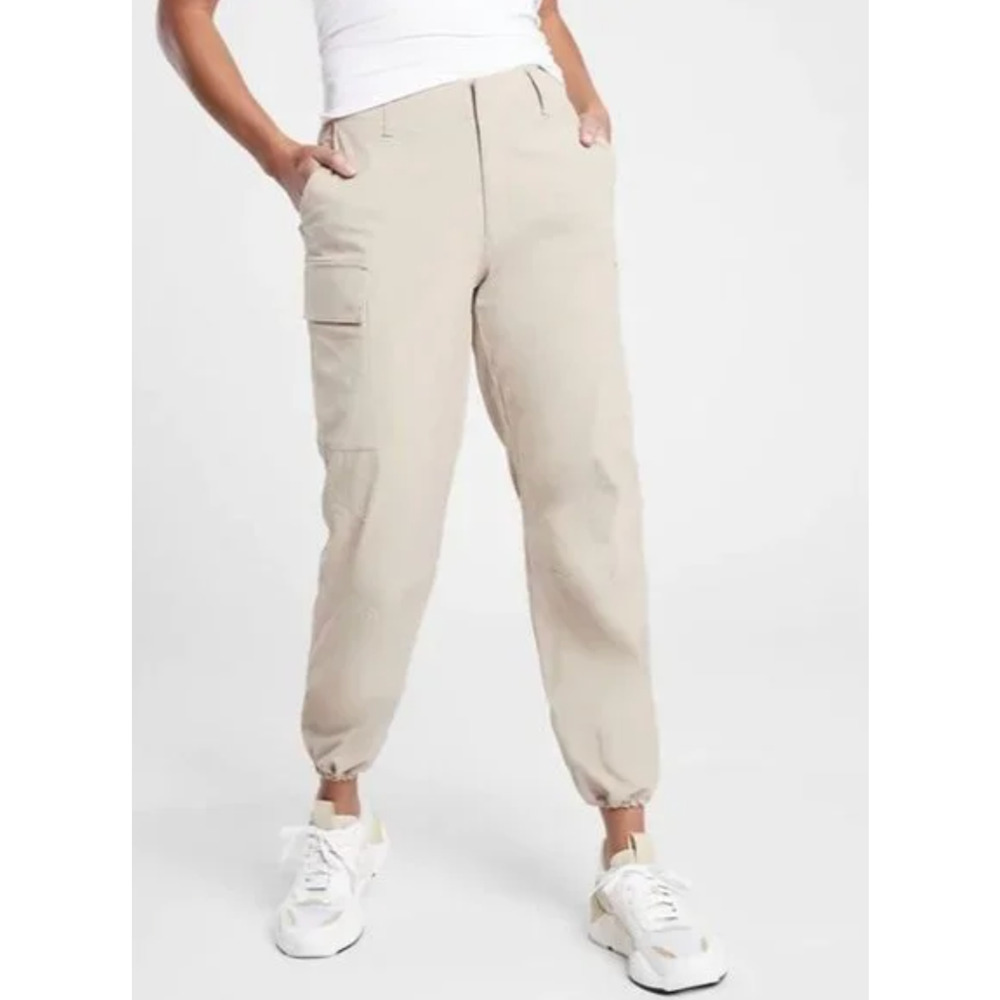 ATHLETA Womens' Trekkie Utility Cargo Pant Ecru Plus Size 26 $98 Gorpcore Hike - Picture 6 of 10